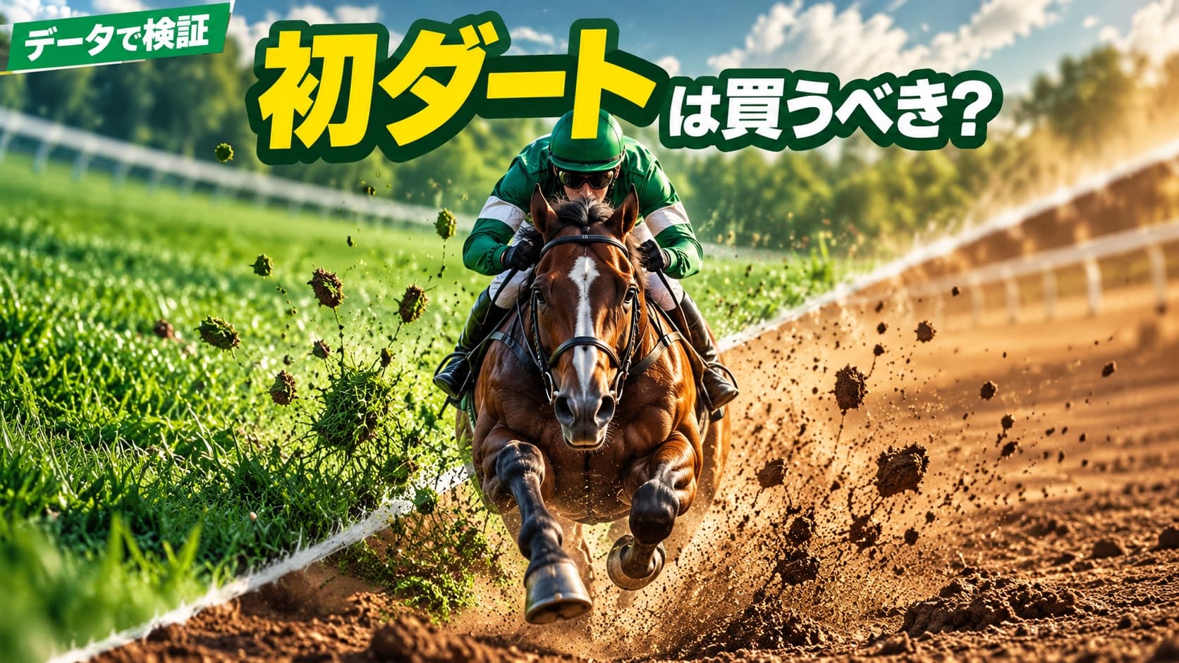 初ダート(ダート替わり)の馬は買うべき?勝率や回収率、狙いたい血統を徹底分析